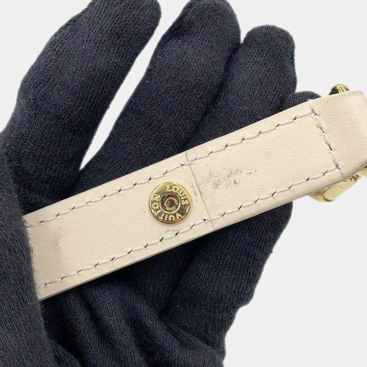 Pre Owned Louis Vuitton Multi Pochette Accessoires Cream Monogram Empreinte Calfskin Leather Crossbody Bag