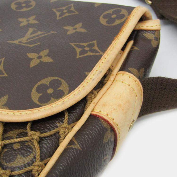 Pre Owned Louis Vuitton Monogram Congo PM Brown Canvas Backpack