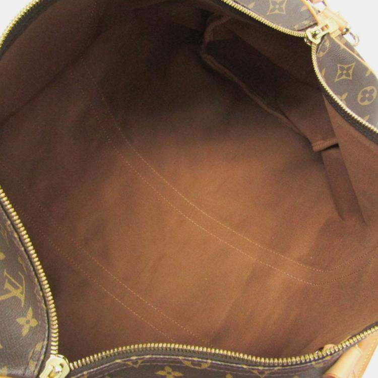 Pre Owned Louis Vuitton Keepall Bandouliere 50 Monogram Canvas Duffel Bag