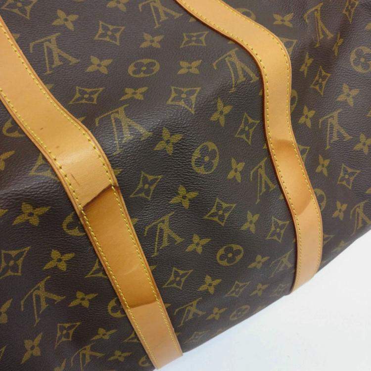 Pre Owned Louis Vuitton Keepall Bandouliere 50 Monogram Canvas Duffel Bag