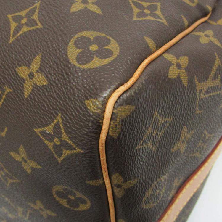 Pre Owned Louis Vuitton Keepall Bandouliere 50 Monogram Canvas Duffel Bag