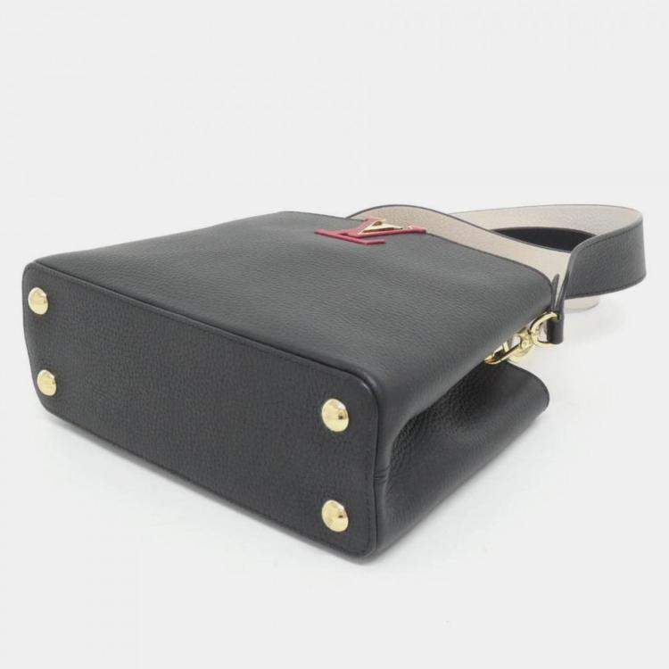 Pre Owned Louis Vuitton Capucines BB Taurillon Leather Top Handle Bag