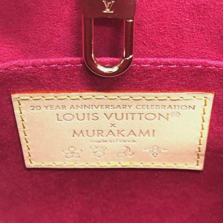 مملوكة مسبقًا Louis Vuitton On The Go Takashi Murakami Panda Bb Brown Monogram Canvas Tote Bag