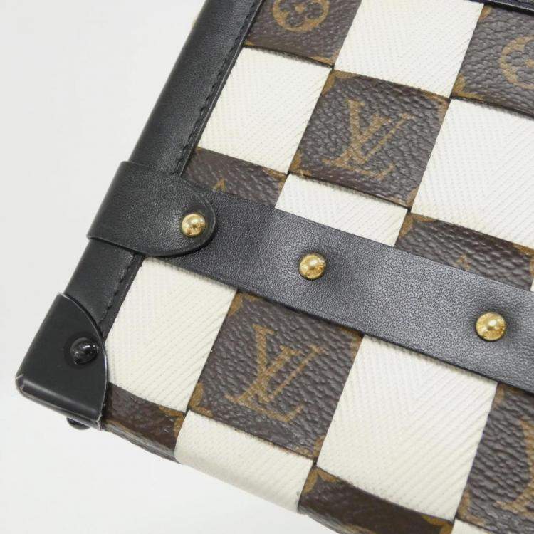 Pre Owned Louis Vuitton Petite Malle Monogram Canvas Shoulder Bag