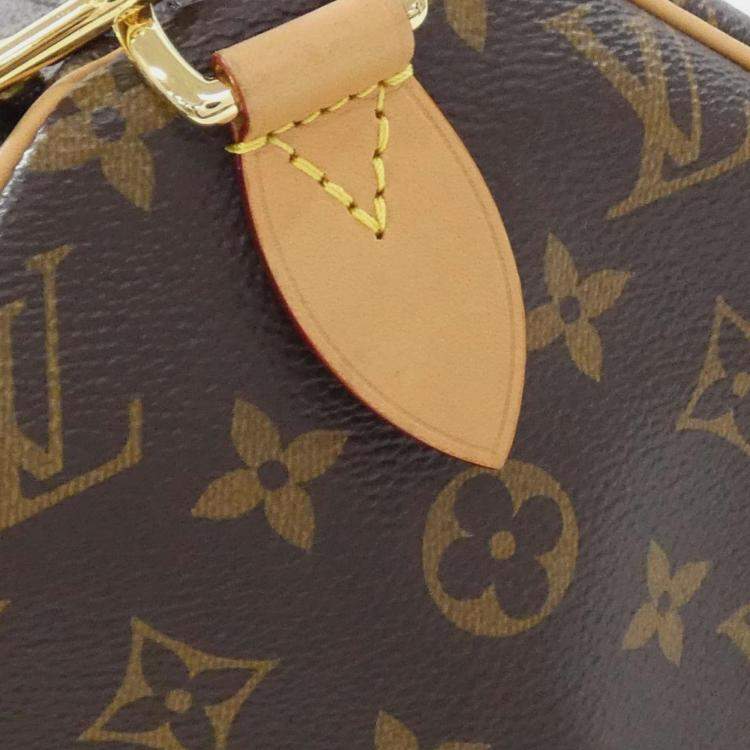 Pre Owned Louis Vuitton Monogram Speedy Bandouliere 30 Brown Monogram Coated Canvas Boston Bag