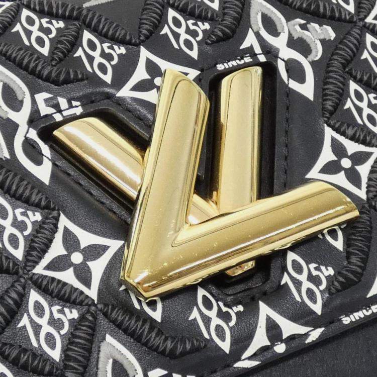 Pre Owned Louis Vuitton Since 1854 Twist MM Jacquard Shoulder Bag