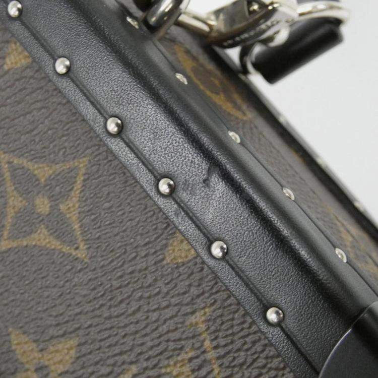 مملوكة مسبقًا Louis Vuitton Monogram Macassar Wallet Trunk Brown Black Canvas Wallet Bag