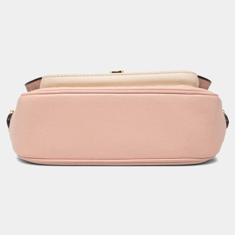 Pre Owned Louis Vuitton Lockme Tender Grained Calfskin Leather Crossbody Bag