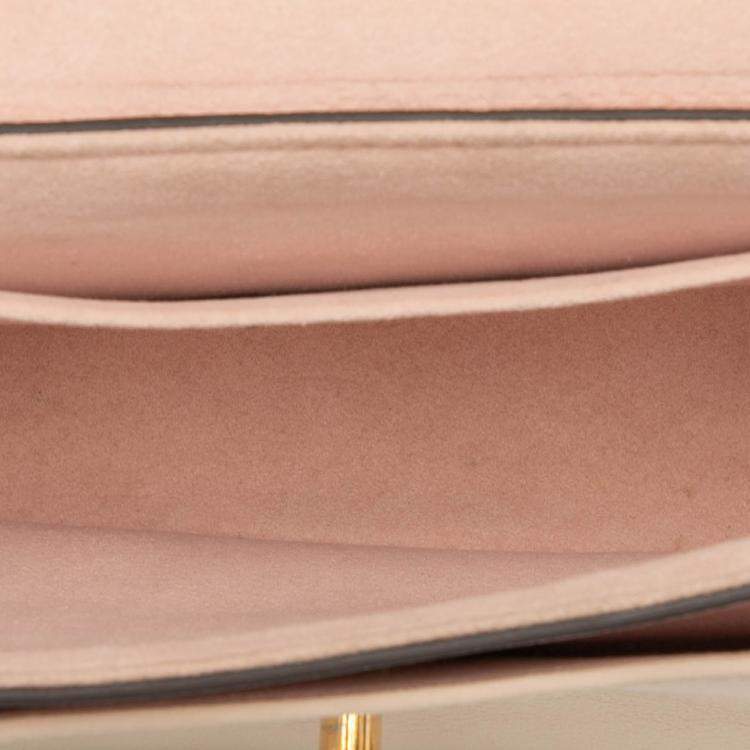 Pre Owned Louis Vuitton Lockme Tender Grained Calfskin Leather Crossbody Bag