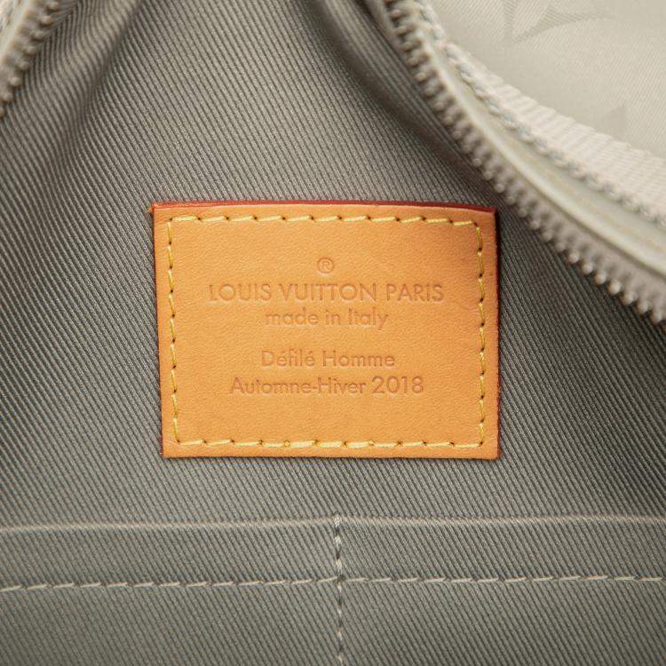 Pre Owned Louis Vuitton Monogram Titanium PM Gray Canvas Messenger Bag