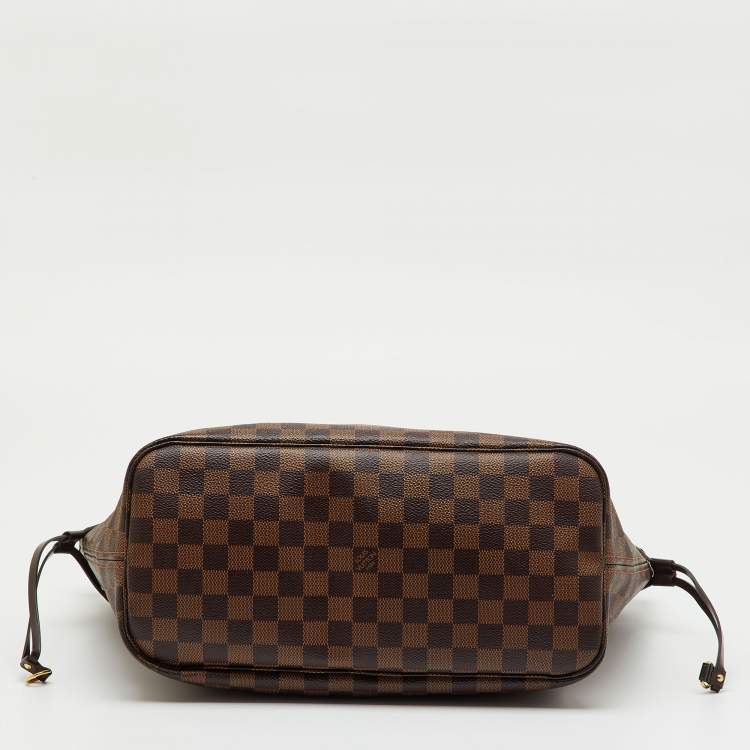 Pre Owned Louis Vuitton Damier Ebene Canvas Neverfull MM Bag