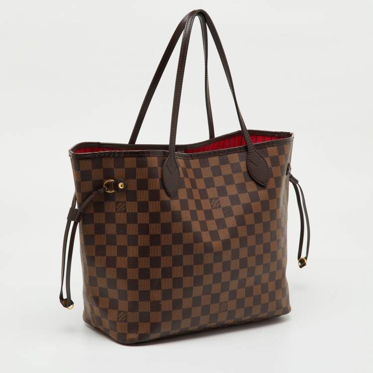 Pre Owned Louis Vuitton Damier Ebene Canvas Neverfull MM Bag