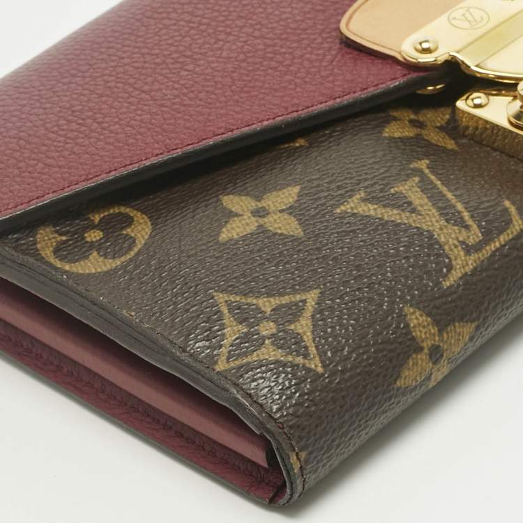 Pre Owned Louis Vuitton Aurore Monogram Canvas Pallas Wallet