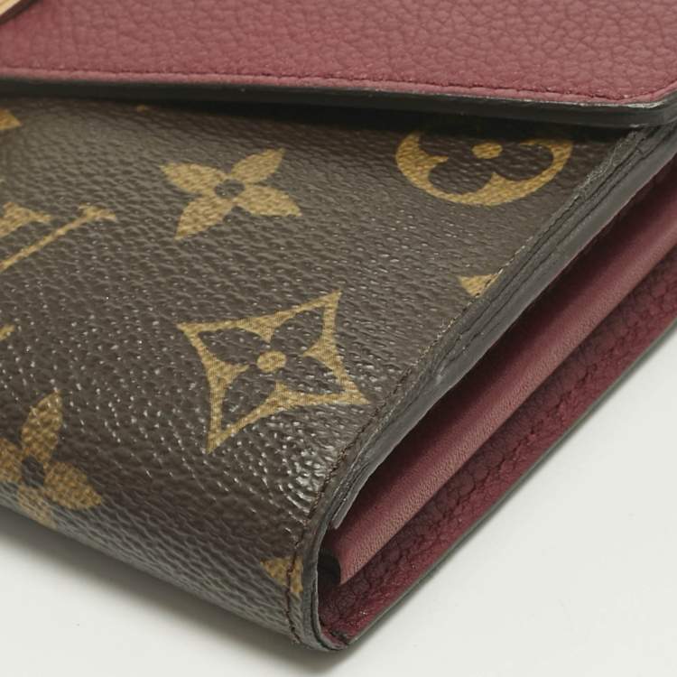 Pre Owned Louis Vuitton Aurore Monogram Canvas Pallas Wallet