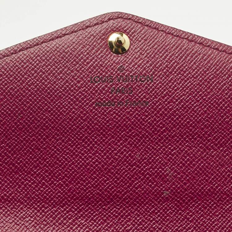Pre Owned Louis Vuitton Monogram Canvas Sarah Wallet