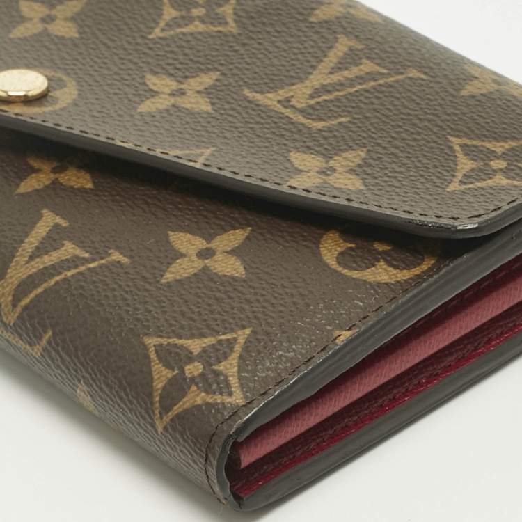 Pre Owned Louis Vuitton Monogram Canvas Sarah Wallet