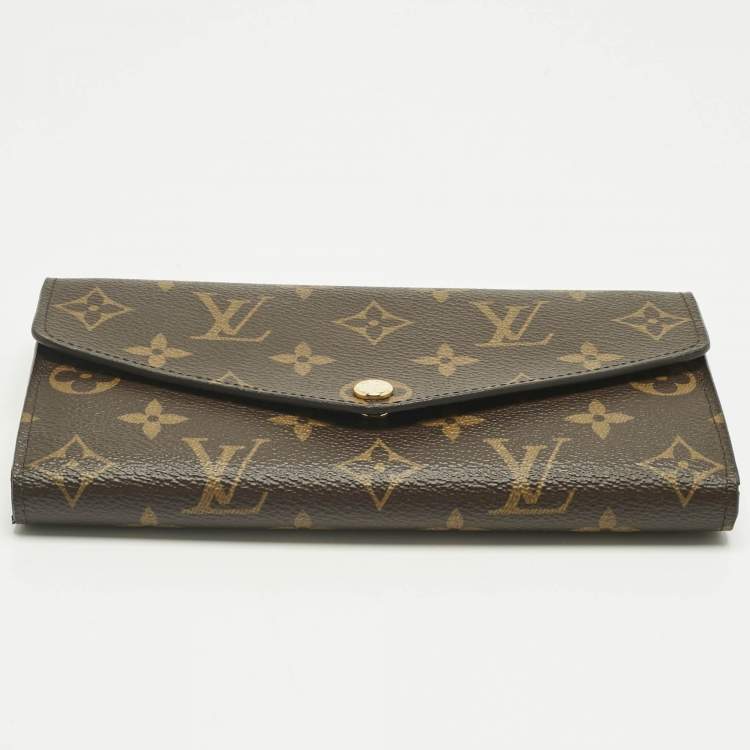 Pre Owned Louis Vuitton Monogram Canvas Sarah Wallet