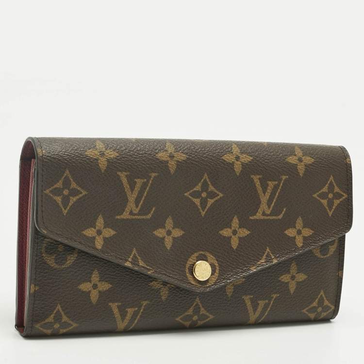 Pre Owned Louis Vuitton Monogram Canvas Sarah Wallet