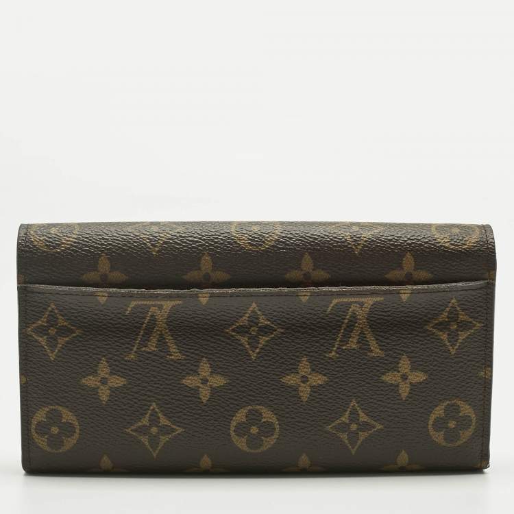 Pre Owned Louis Vuitton Monogram Canvas Sarah Wallet