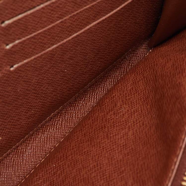 Pre Owned Louis Vuitton Monogram Canvas Sarah Long Wallet