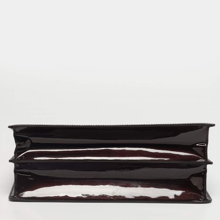 Pre Owned Louis Vuitton Amarante Monogram Vernis Deesse GM Bag