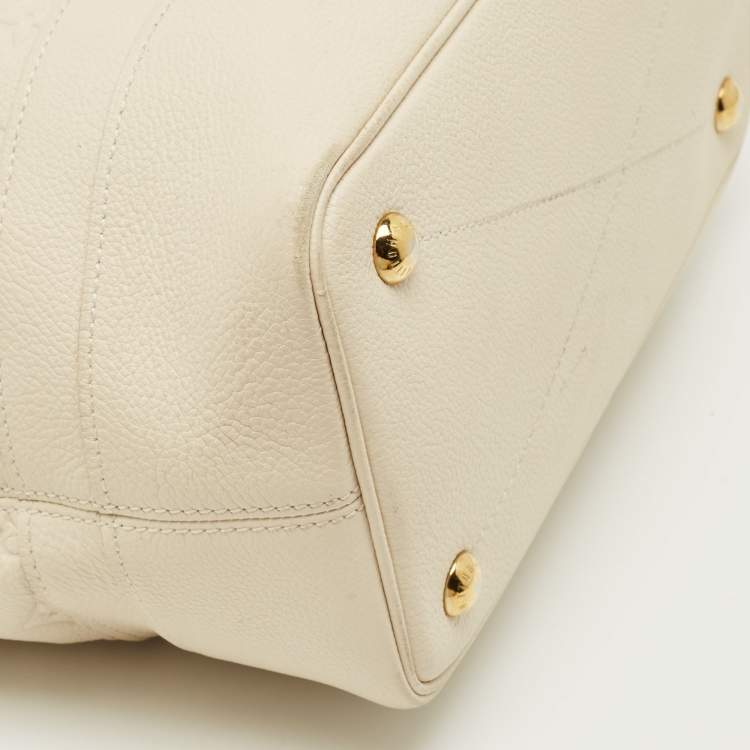 Pre Owned Louis Vuitton Neige Monogram Empreinte Leather Citadine PM Bag