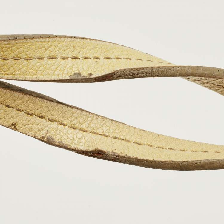 Pre Owned Louis Vuitton Neige Monogram Empreinte Leather Citadine PM Bag