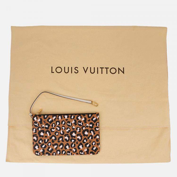 Pre Owned Louis Vuitton Neverfull MM Wild At Heart Monogram Canvas Tote Bag