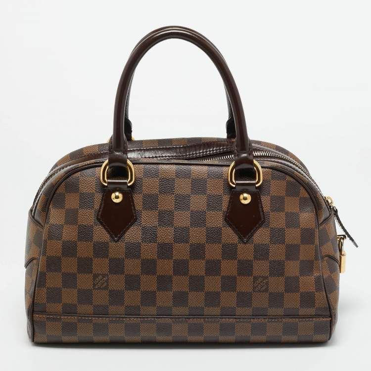 Pre Owned Louis Vuitton Damier Ebene Canvas Duomo Bag