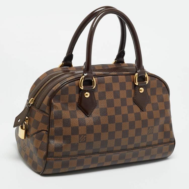 Pre Owned Louis Vuitton Damier Ebene Canvas Duomo Bag