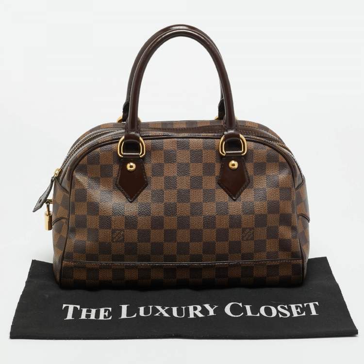 Pre Owned Louis Vuitton Damier Ebene Canvas Duomo Bag