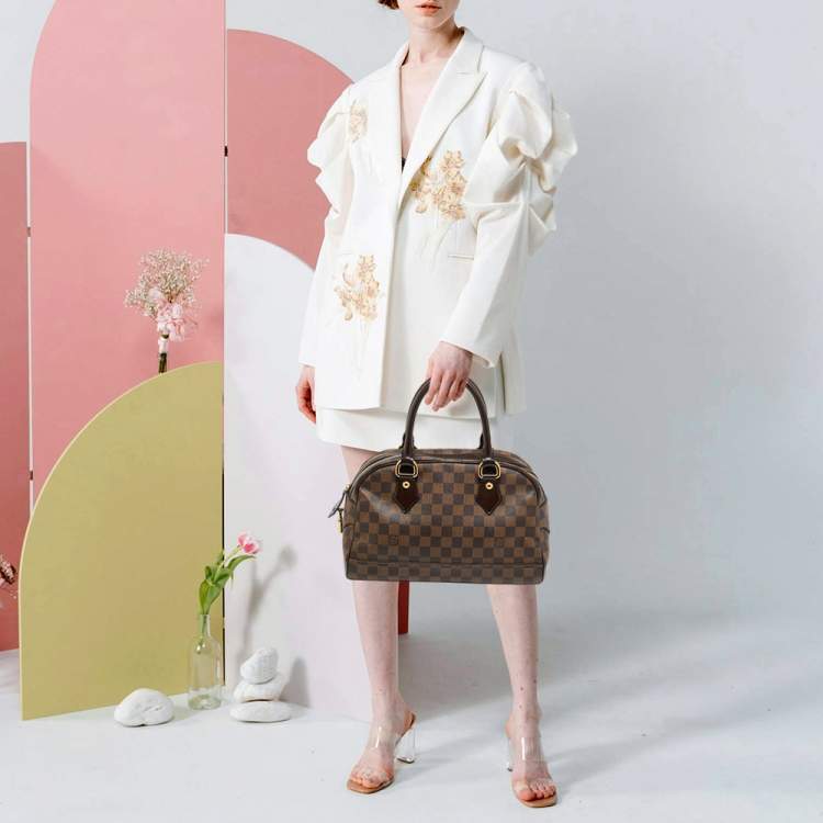 Pre Owned Louis Vuitton Damier Ebene Canvas Duomo Bag