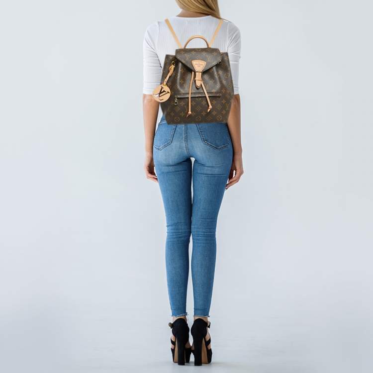 Pre Owned Louis Vuitton Monogram Canvas Montsouris PM Backpack