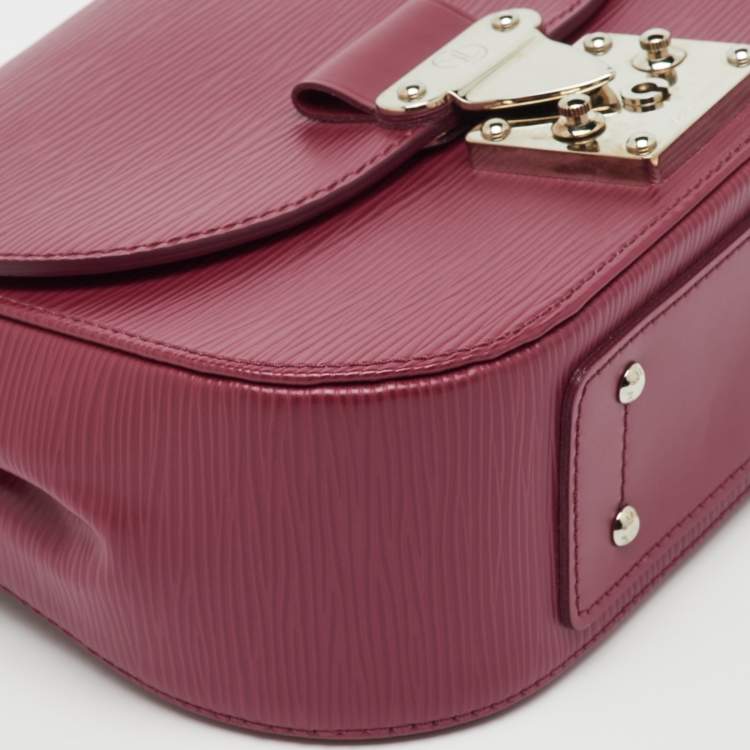 Pre Owned Louis Vuitton Fuchsia Epi Leather Eden PM Bag