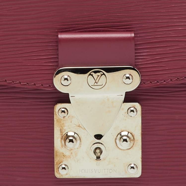 Pre Owned Louis Vuitton Fuchsia Epi Leather Eden PM Bag