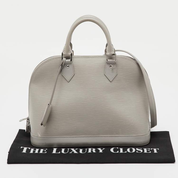 Pre Owned Louis Vuitton Gres Epi Leather Alma PM Bag
