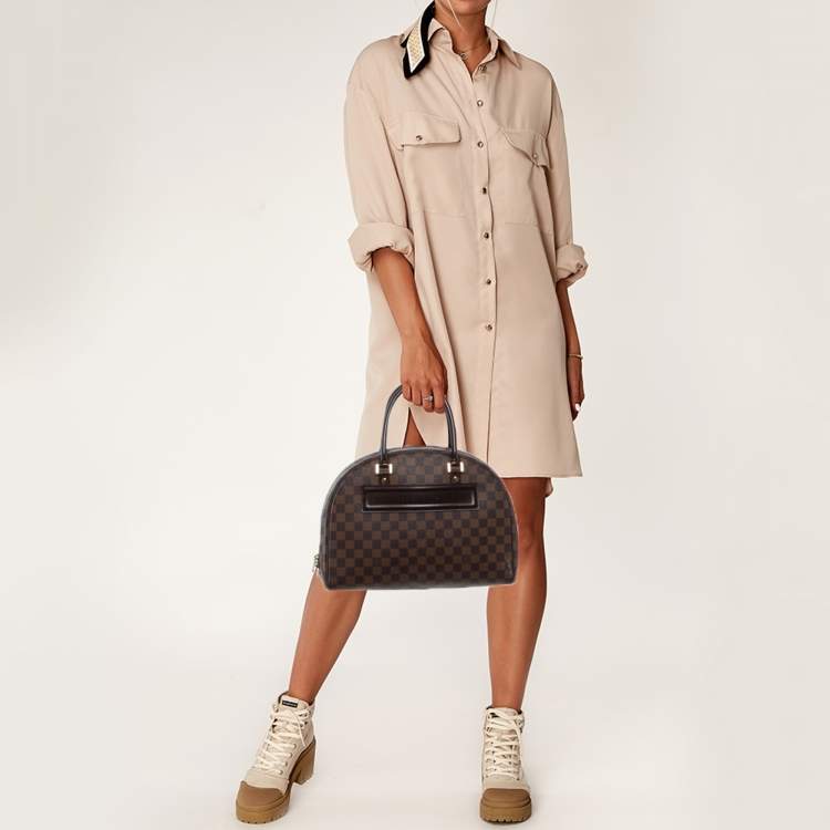 Pre Owned Louis Vuitton Damier Ebene Canvas Nolita Bag