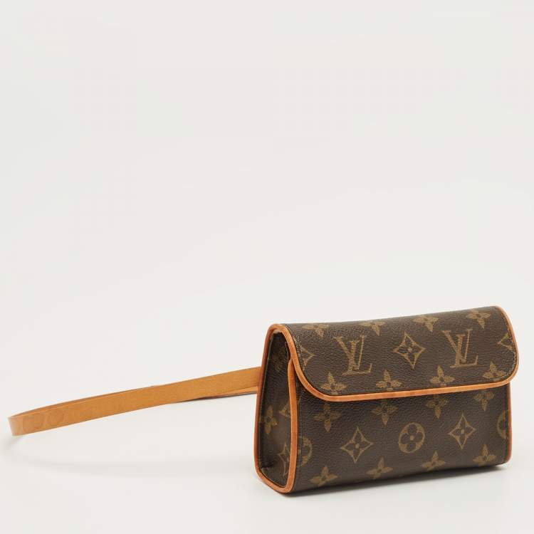 Pre Owned Louis Vuitton Monogram Canvas Pochette Florentine Belt Bag