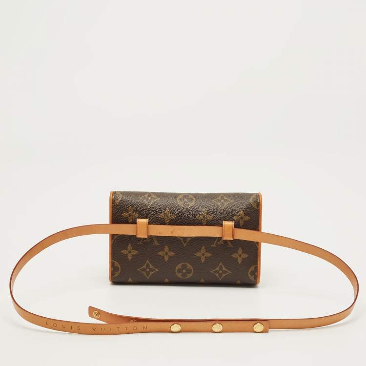 Pre Owned Louis Vuitton Monogram Canvas Pochette Florentine Belt Bag