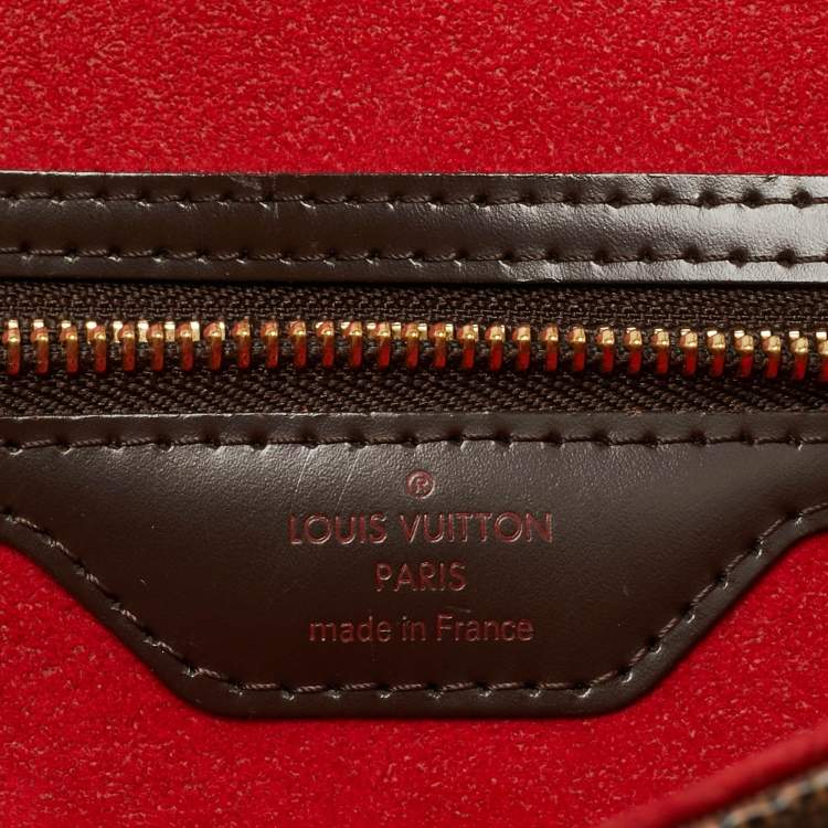 Pre Owned Louis Vuitton Damier Ebene Canvas Bergamo MM Bag