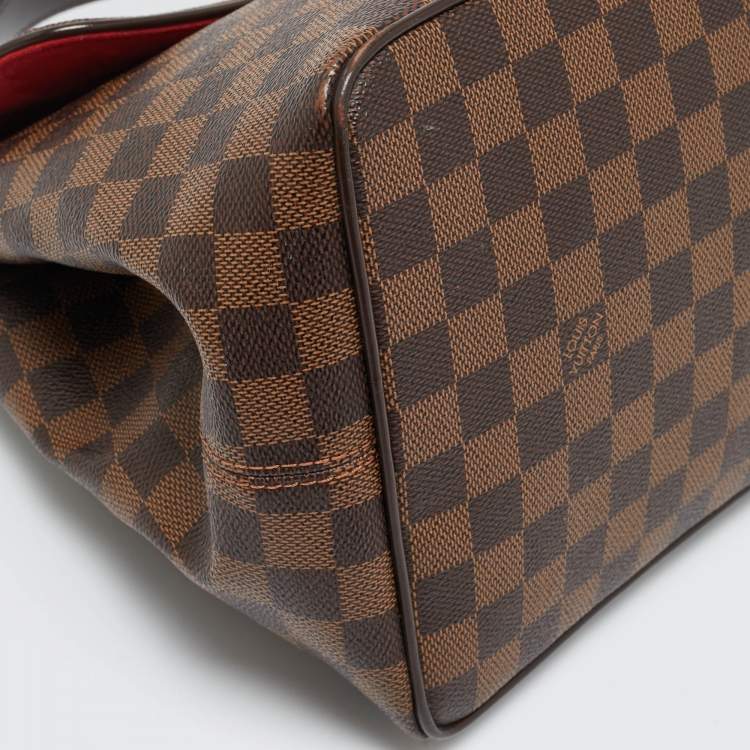 Pre Owned Louis Vuitton Damier Ebene Canvas Bergamo MM Bag