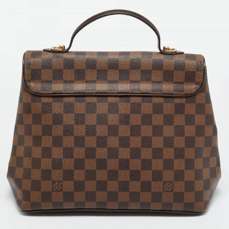 Pre Owned Louis Vuitton Damier Ebene Canvas Bergamo MM Bag
