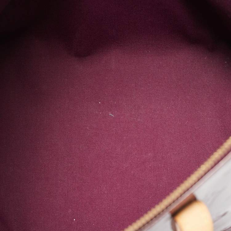 Pre Owned Louis Vuitton Violette Monogram Vernis Bellevue PM Bag