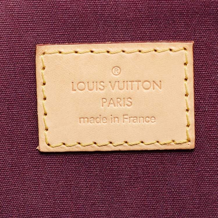 Pre Owned Louis Vuitton Violette Monogram Vernis Bellevue PM Bag
