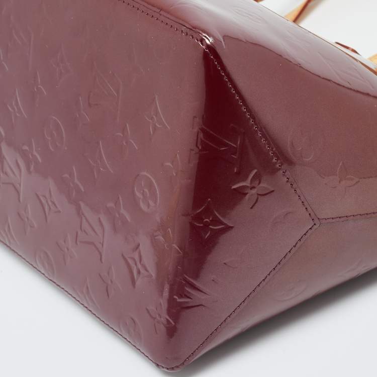 Pre Owned Louis Vuitton Violette Monogram Vernis Bellevue PM Bag