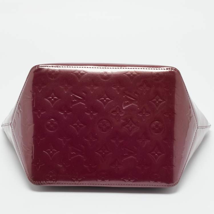 Pre Owned Louis Vuitton Violette Monogram Vernis Bellevue PM Bag