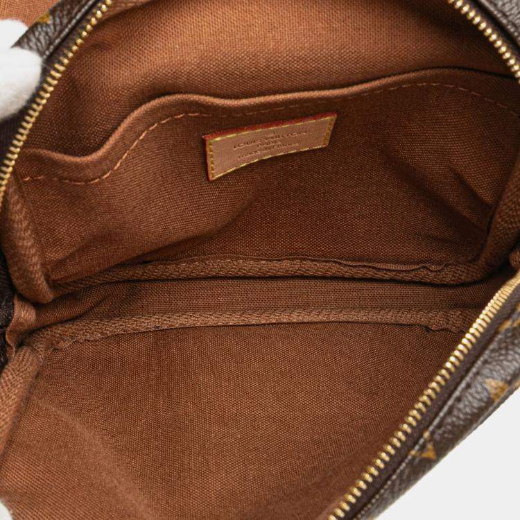 Pre Owned Louis Vuitton Bosphore Brown Monogram Canvas Belt Bag