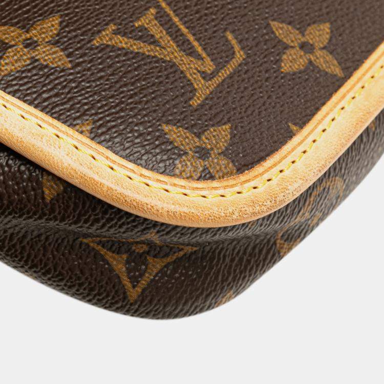Pre Owned Louis Vuitton Bosphore Brown Monogram Canvas Belt Bag