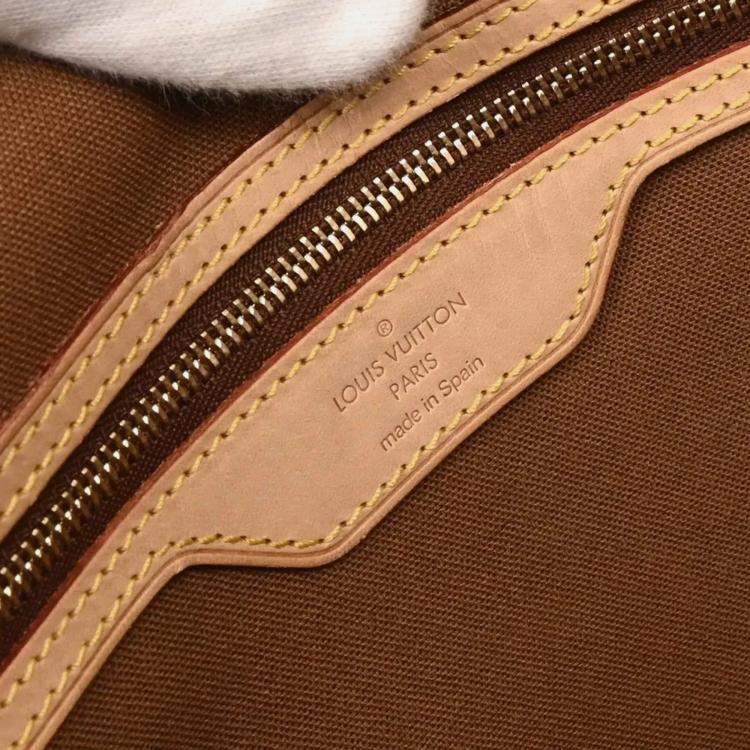 Pre Owned Louis Vuitton Abbesses Monogram Brown Monogram Canvas Messenger Bag