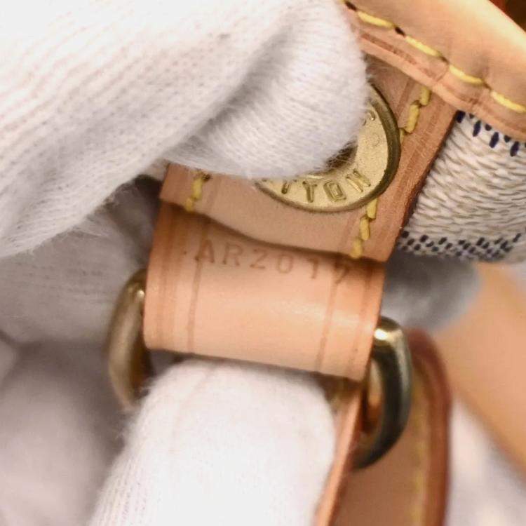 Pre Owned Louis Vuitton Damier Azur Noe Coated Canvas Shoulder Bag